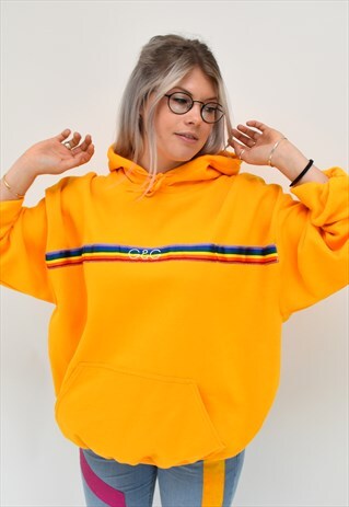 G&G UNISEX RAINBOW RIBBON GOLD HOOD