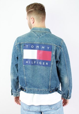 TOMMY HILFIGER REWORKED PATCH DENIM JACKET