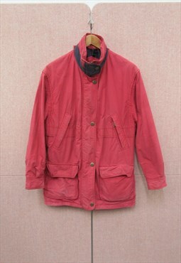 90's Grunge Red Vintage Jacket Goretex Coat Full Zip GB26
