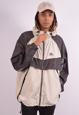 VINTAGE NIKE WATERPROOF JACKET GREY
