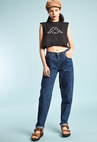 90'S RETRO REGULAR WAIST FESTIVAL DENIM JEANS