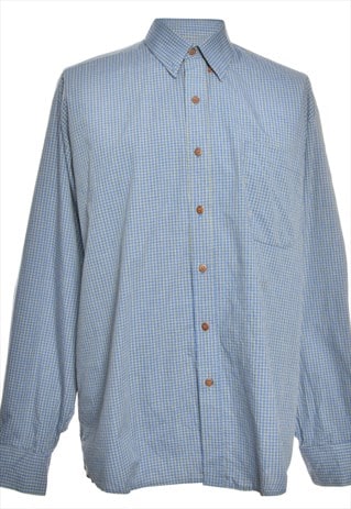 long sleeve shirt blue