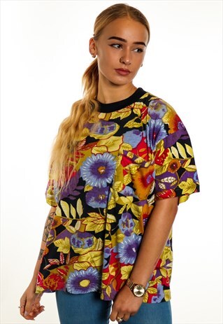 VINTAGE PATTERNED T-SHIRT T316