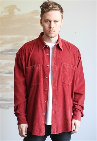 VINTAGE OVERSIZED CORDUROY SHIRT