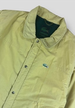Lacoste jacket Full zip and button up Embroidered logo 