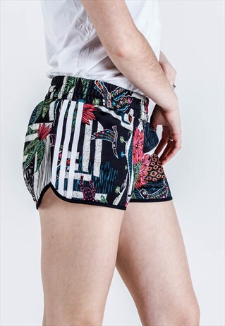 VINTAGE Y2K ADIDAS FLORAL SHORTS