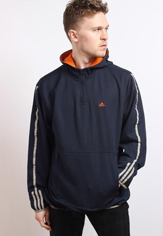 VINTAGE ADIDAS HALF ZIP SWEATSHIRT