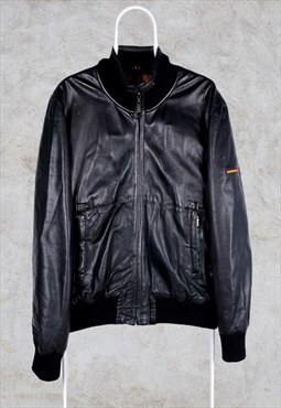Vintage Ashwood Genuine Leather Jacket Black XL