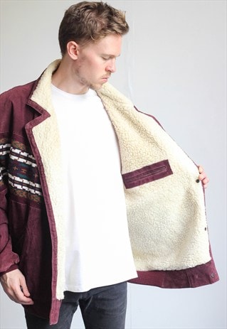 VINTAGE AZTEC FESTIVAL SHERPA JACKET