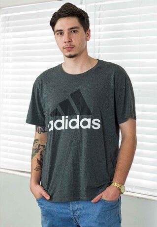 VINTAGE ADIDAS T-SHIRT LOGO 90S L 5.8