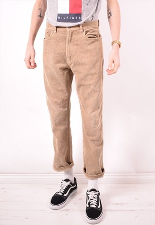 POLO RALPH LAUREN MENS VINTAGE CORDUROY JEANS W30 L32 90S