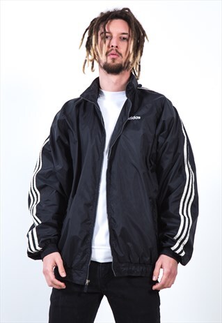 VINTAGE 90S ADIDAS WINDBREAKER JACKET / S1435