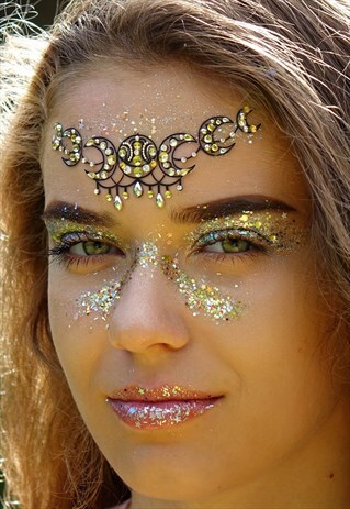 LALUNA - GOLD MOON PHASE ONE PIECE FACE GEMS