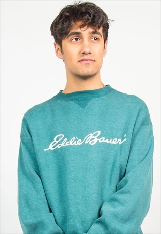 EDDIE BAUER GREEN SWEATSHIRT