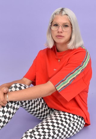 G&G UNISEX RED TUMBLING RIBBON S/S TEE
