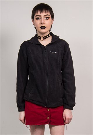 COLUMBIA VINTAGE 90'S BLACK FLEECE JACKET