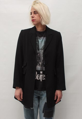 VINTAGE 90' AWESOME CLASSIC ELEGANT BLACK JACKET
