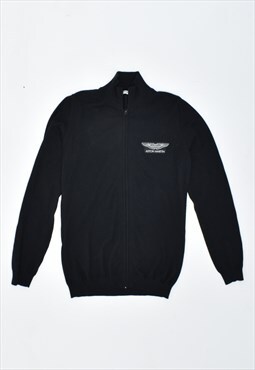Vintage 90's Aston Martin Cardigan Sweater Black