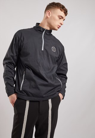 VINTAGE ADIDAS 1/4 ZIP SHELL JACKET