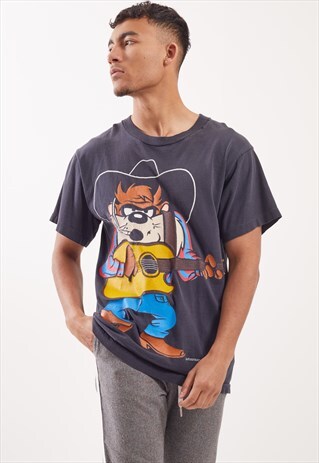 VINTAGE LOONEY TUNES GRAPHIC PRINT T-SHIRT