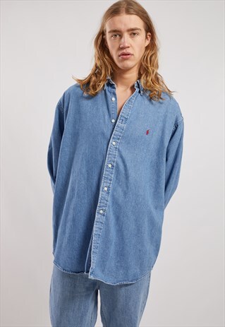 VINTAGE RALPH LAUREN DENIM SHIRT