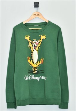 Vintage Walt Disney World Sweatshirt Green XLarge