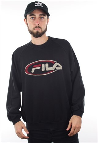 VINTAGE 90S FILA BIG LOGO SWEATSHIRT