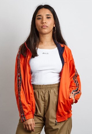 VINTAGE 90'S CHAMPION ORANGE TRACKSUIT JACKET
