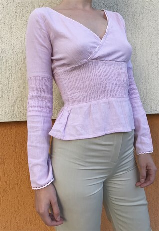 POWDER PINK COTTON TOP