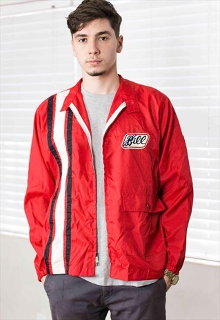 VINTAGE RACING JACKET LOGO 90S L 8.4