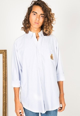 VINTAGE 80S POLO RALPH LAUREN SHIRT / S0107