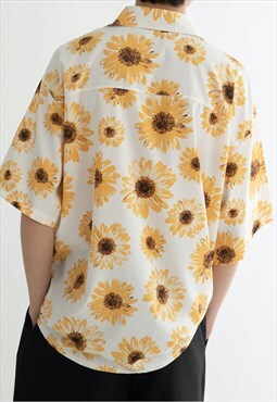 Men's sunflower shirt
