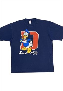 Disney Donald Duck Blue T-Shirt 2XL