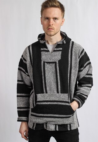 VINTAGE BAJA MEXICAN HOODIE