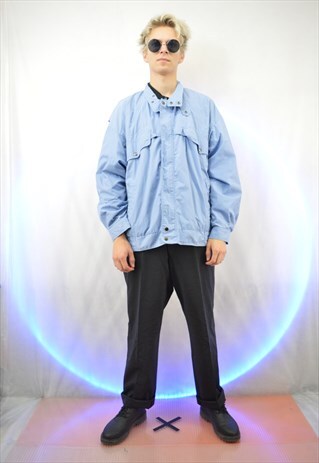 BLUE WINDBREAKERS VINTAGE JACKET