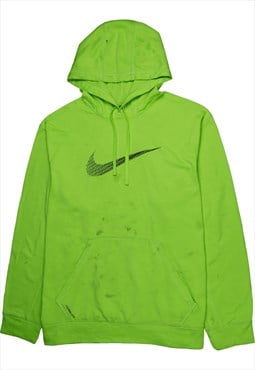 Vintage 90's Nike Hoodie Swoosh Pullover Green XXLarge (2XL)