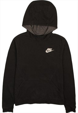 Vintage 90's Nike Hoodie Swoosh Pullover Black XLarge