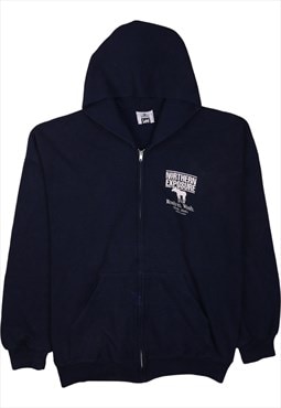 Vintage 90's Lee Hoodie Northern Exposure Full Zip Up Navy