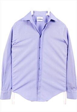 Vintage 90's Calvin Klein Shirt Crewneck Long Sleeve Button