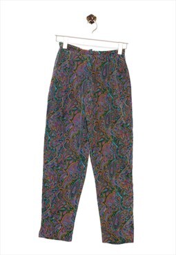 Scherrer boutique Cloth pants paisley hypnotic pattern color