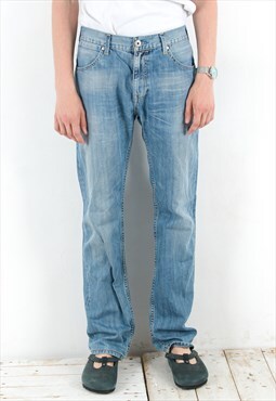 Vintage Men's W33 L34 Standard Jeans 504 Straight Fit Leg
