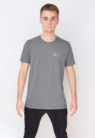 DARK GREY ELEPHANT (WHITE) T-SHIRT