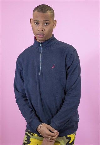 VINTAGE NAUTICA 1/4 ZIP SWEATSHIRT