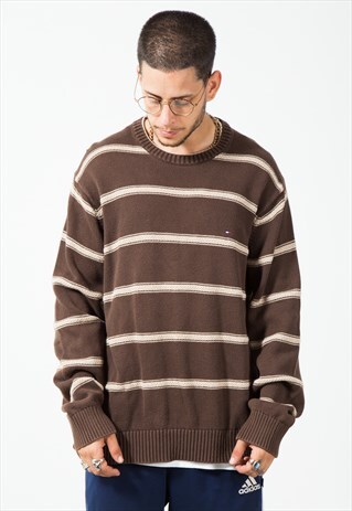 VINTAGE 80S TOMMY HILFIGER KNIT JUMPER / S581