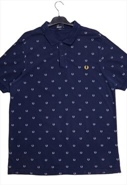 Fred Perry Polo Shirt In navy blue Size XL Slim fit