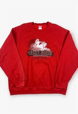 Vintage crazy horse south dakota sweatshirt 2xl BV15526