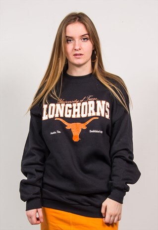 VINTAGE 90'S LONGHORNS TEXAS UNIVERSITY SWEATSHIRT