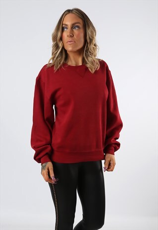 SWEATSHIRT JUMPER OVERSIZED PLAIN RUSSELL ATHLETIC 12 (24Y)