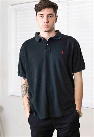 VINTAGE RALPH LAUREN SHIRT LOGO 90S L 10.3