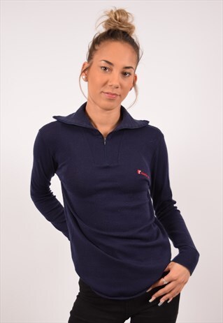 VINTAGE TOP LONG SLEEVE NAVY BLUE